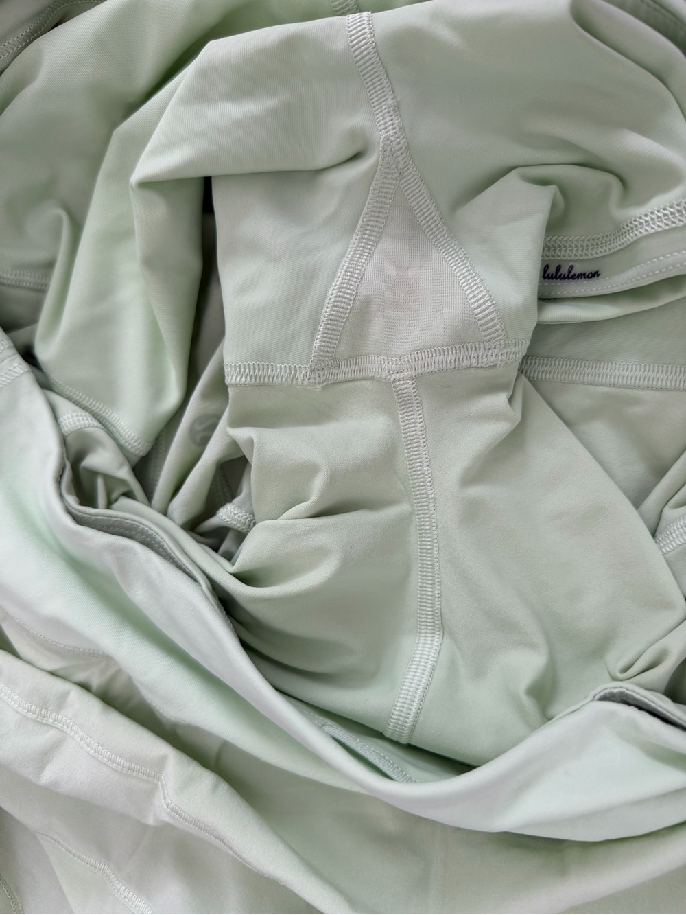 Lululemon Pace Rival Mid Rise Skirt Skort Size 8 Kohlrabi Green - Picture 6 of 7